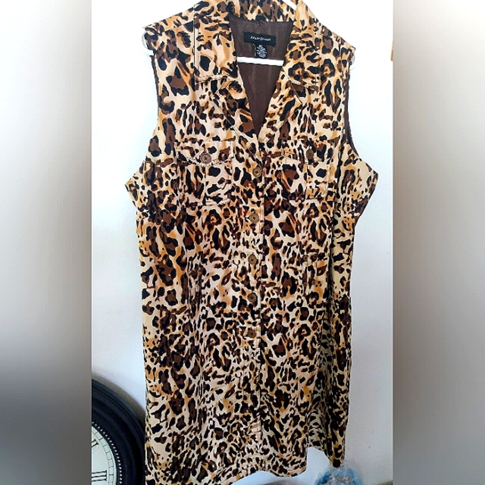 Ashley Stewart animal print dress - MEOW!